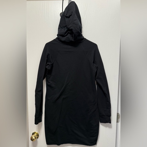 Almost Famous Juniors Fitted Hoodie Dress Black Size Medium - Picture 2 of 2